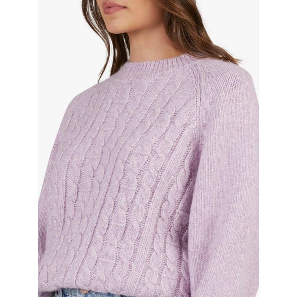 Crossroads Cable Crewneck Sweater