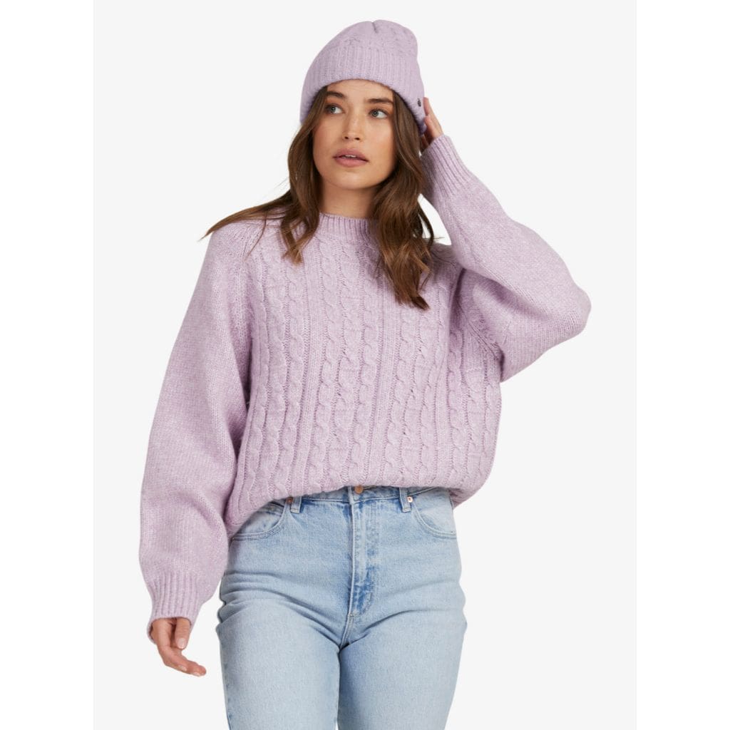 Crossroads Cable Crewneck Sweater