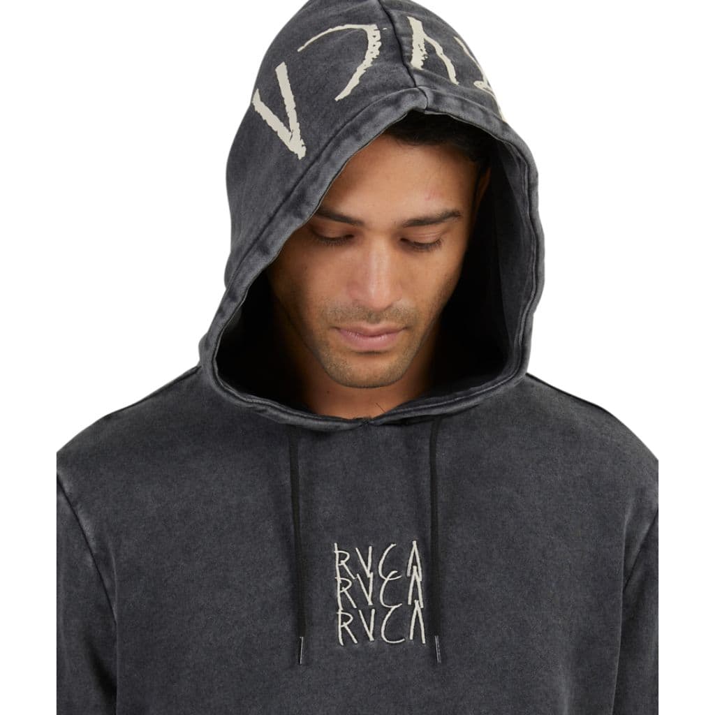 Rvca black hoodie shop