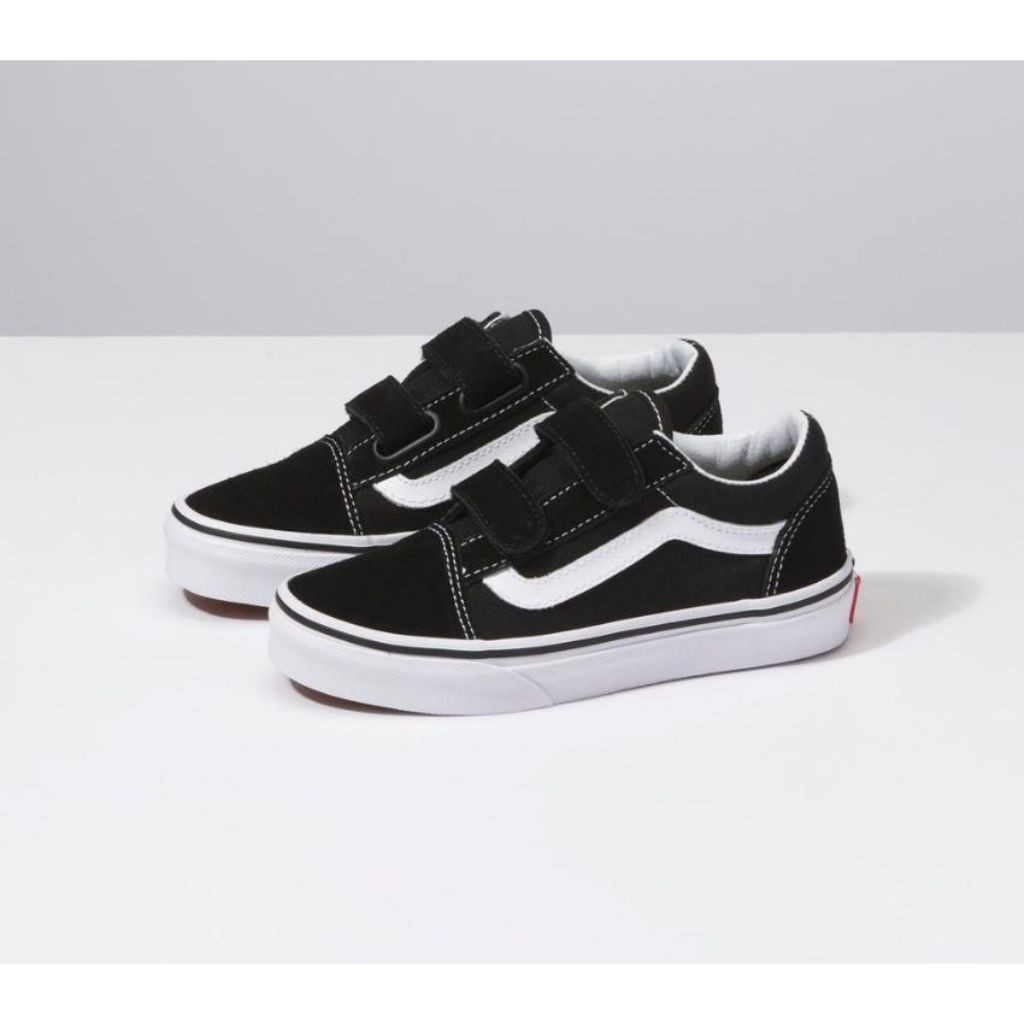 Kids Old Skool Velcro Black/True White