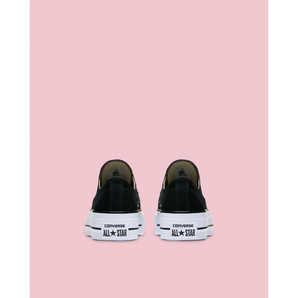 Womens Converse Chuck Taylor All Star Canvas Lift Low Top Black